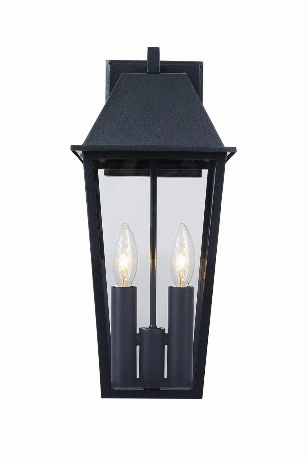 Winchester Two Light Outdoor Wall Mount Black