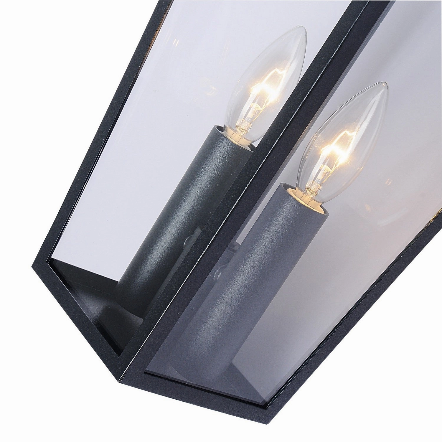 Winchester Two Light Outdoor Wall Mount Black