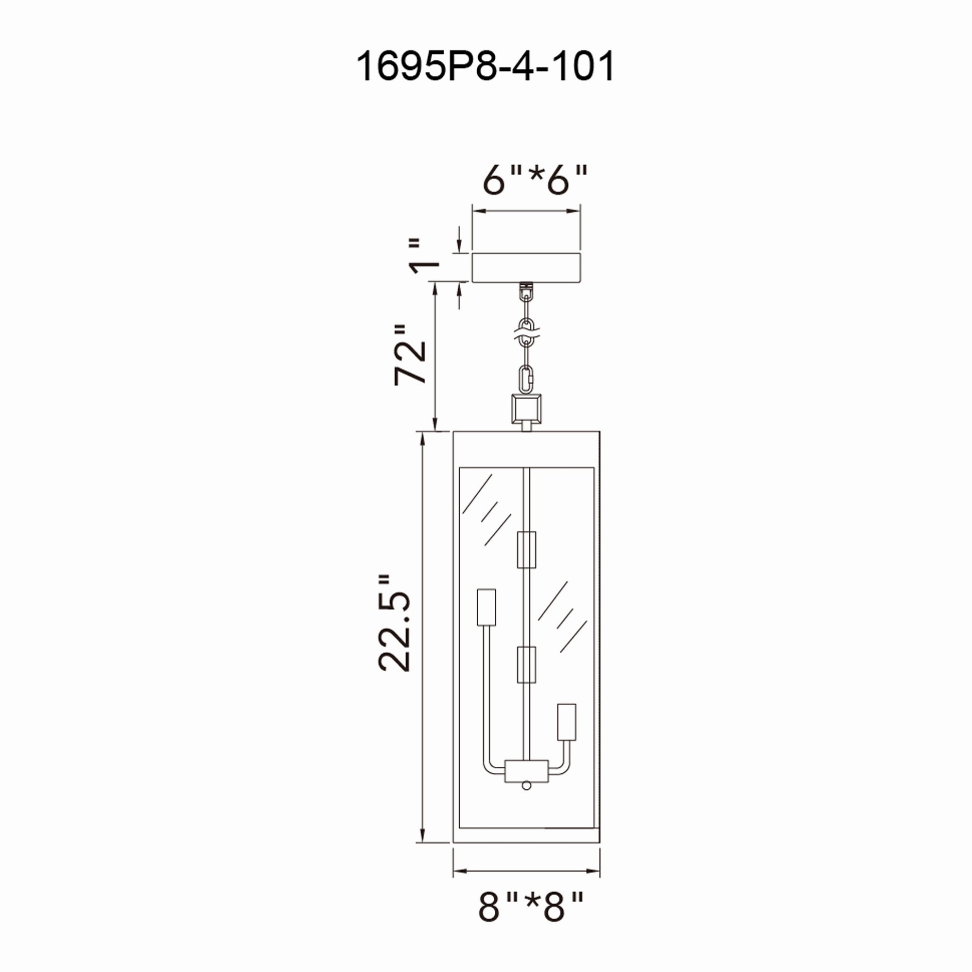Windsor 4-Light Outdoor Pendant