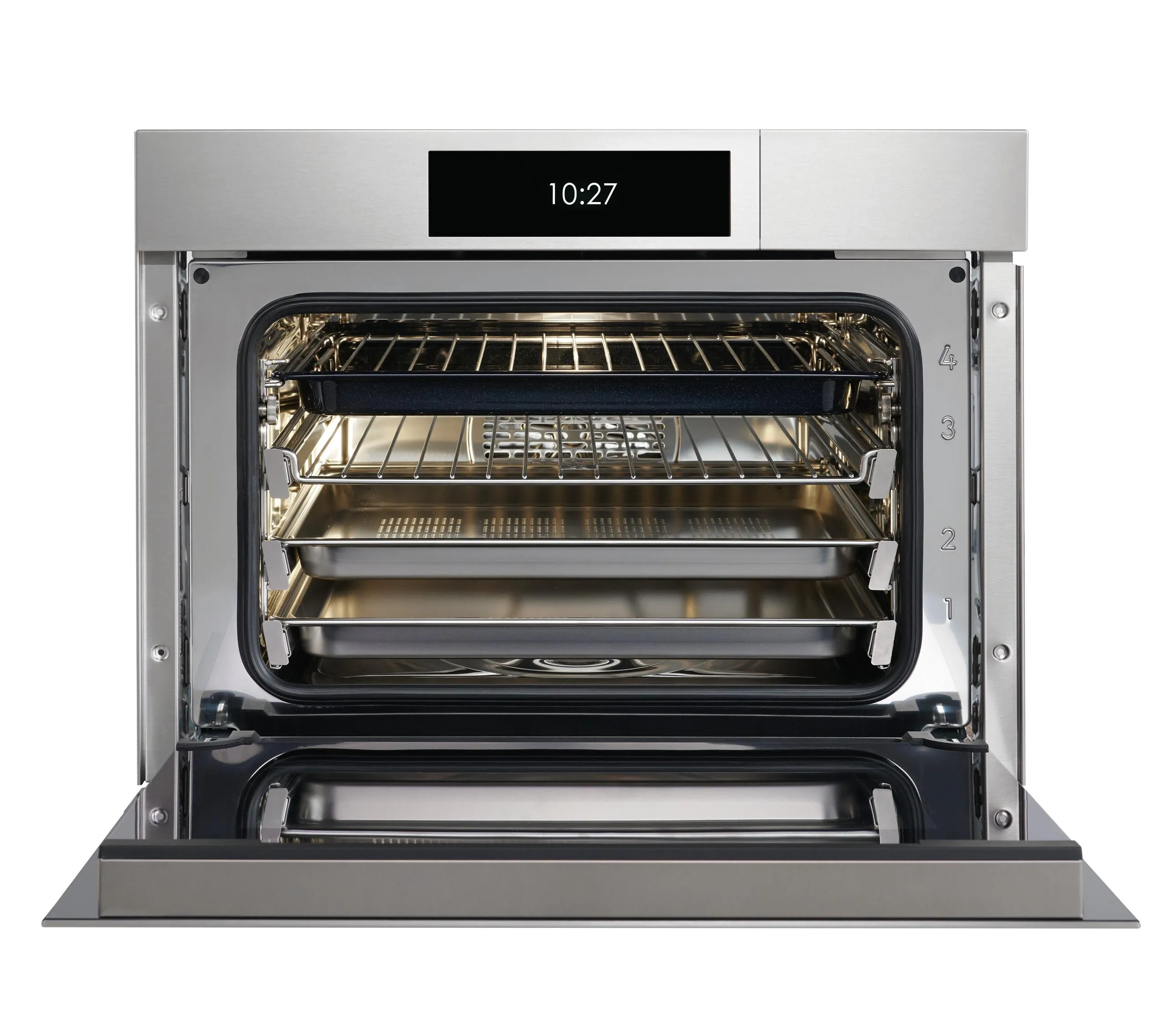 Wolf CSO2450CMS 24" M Series Contemporary Stainless Steel Handleless Convection Steam Oven