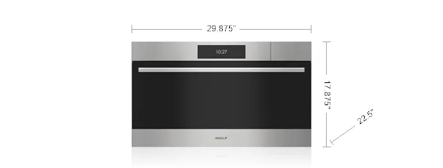 Wolf CSO3050TEST 30" E Series Transitional Convection Steam Oven