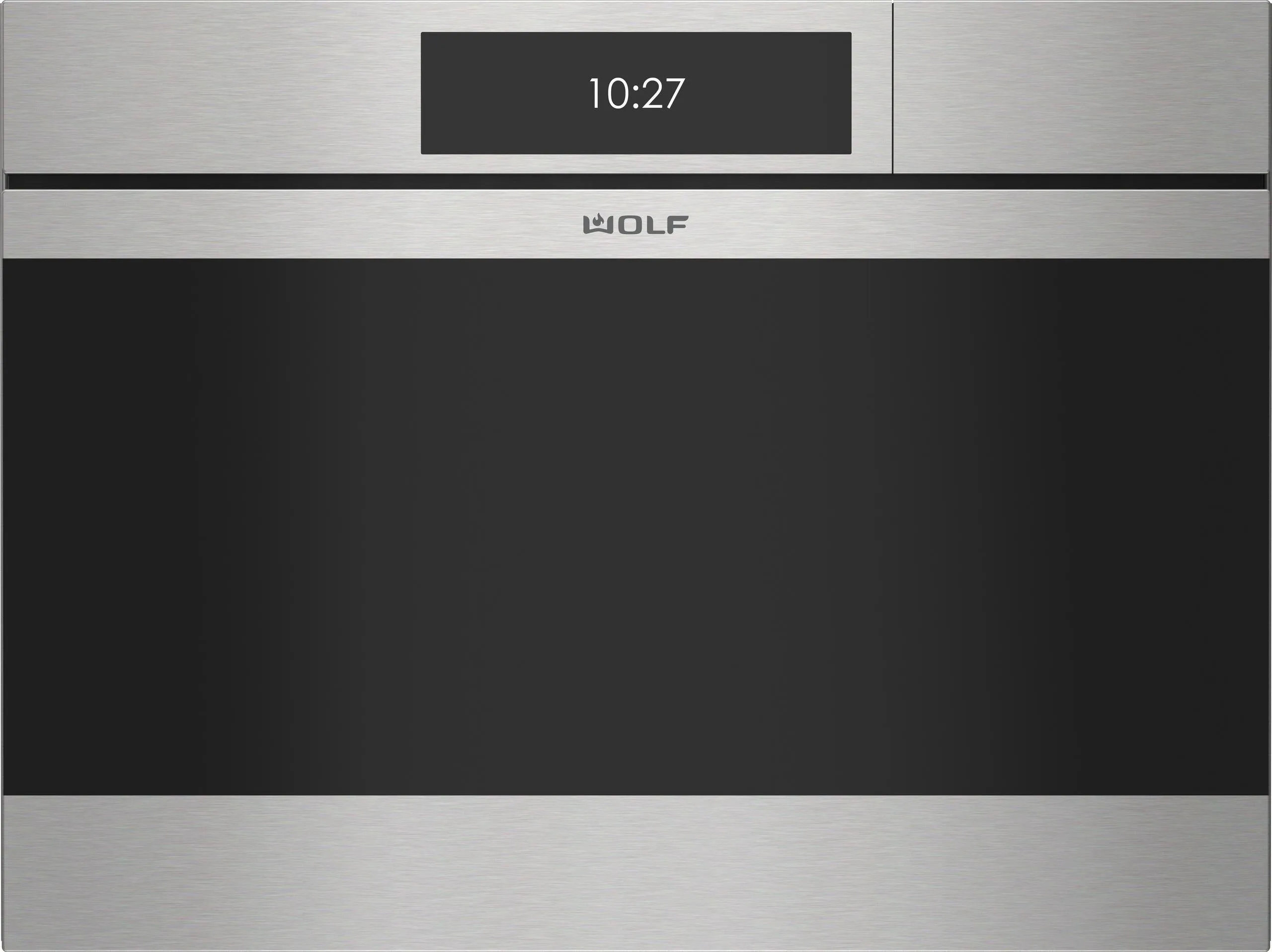Wolf CSOP2450CMS 24" M Series Contemporary Stainless Steel Handleless Convection Steam Oven - Plumbed