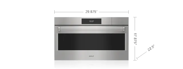 Wolf CSOP3050PESP 30" E Series Professional Convection Steam Oven - Plumbed
