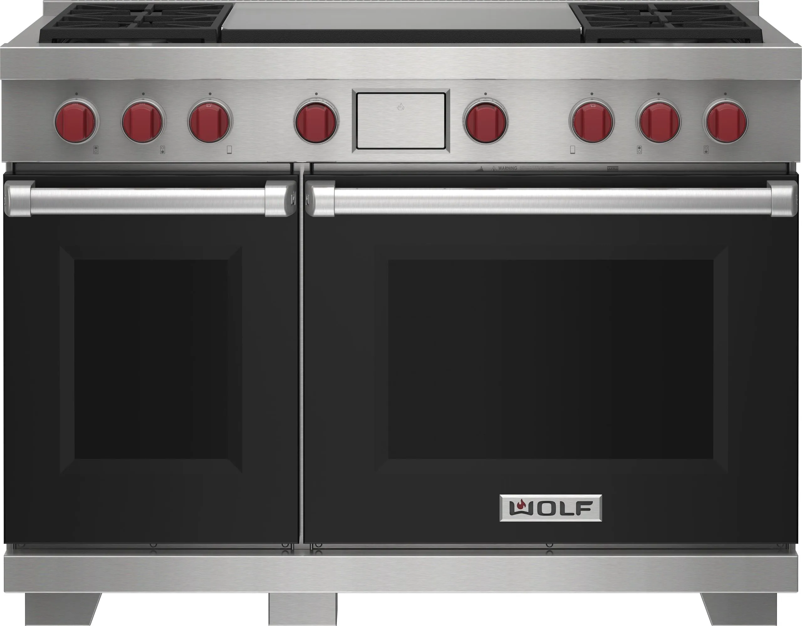 Wolf DF48450DGWHP 48" Dual Fuel Range - 4 Burners And Infrared Dual Griddle