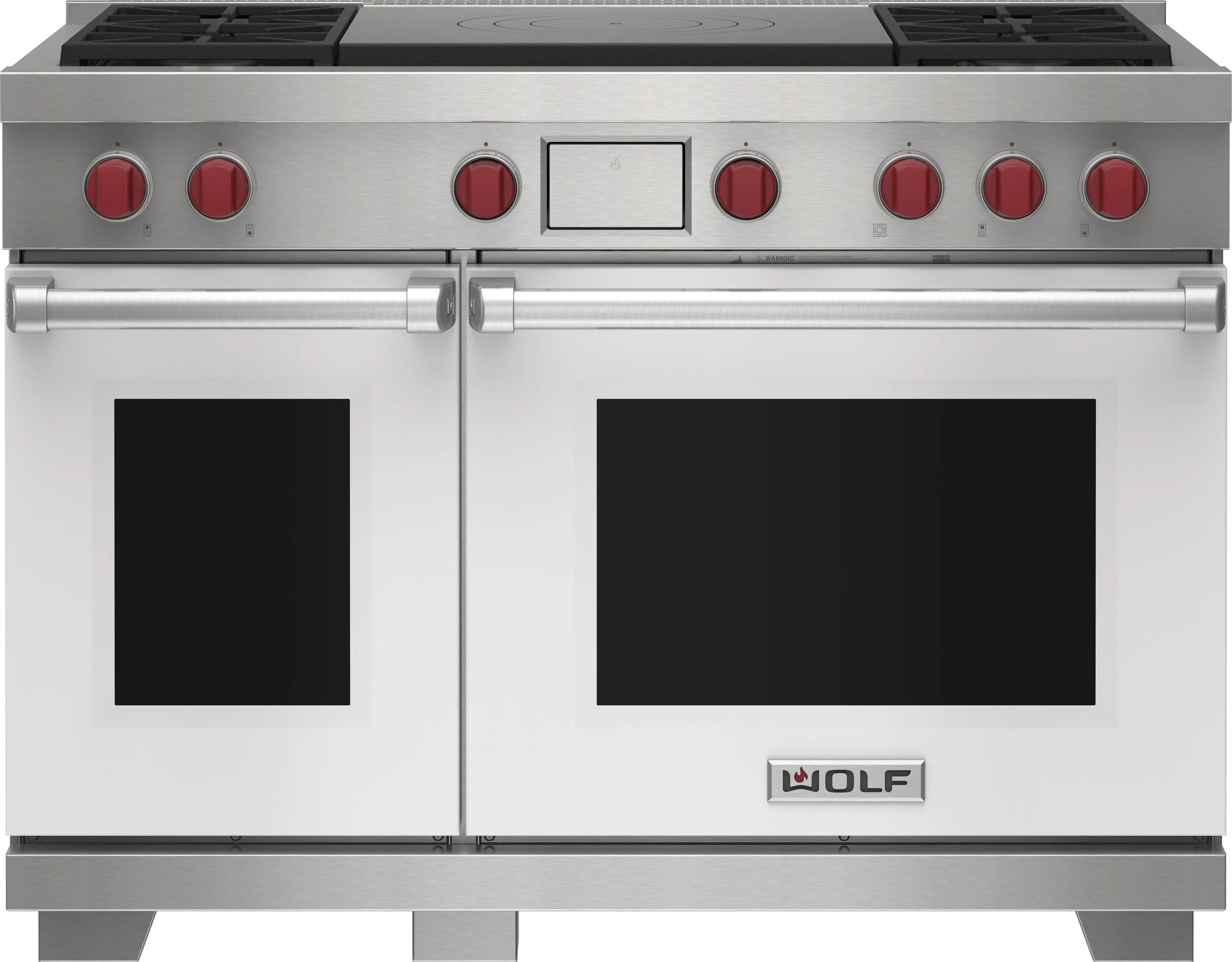 Wolf DF48450FWHPLP 48" Dual Fuel Range - 4 Burners And French Top