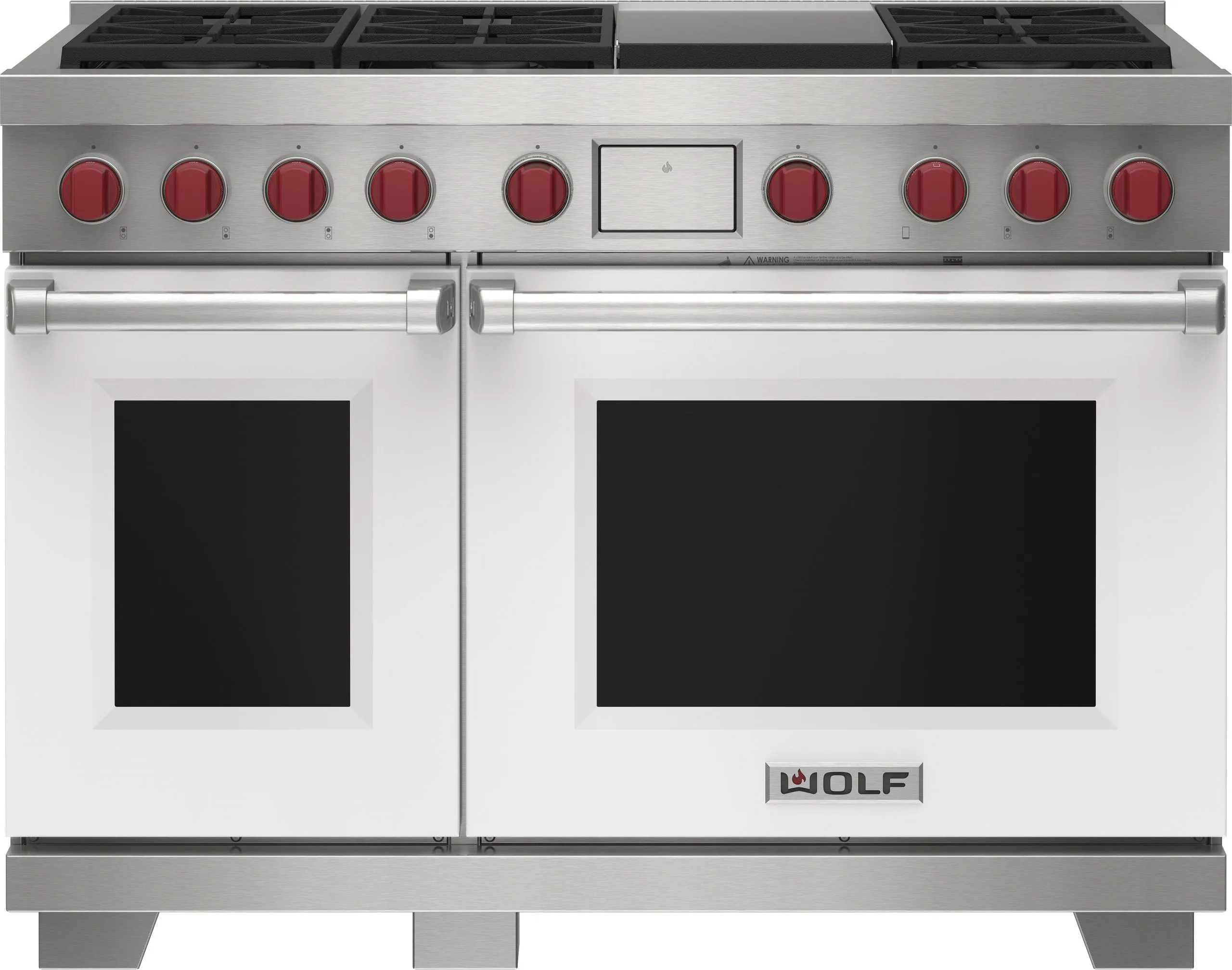 Wolf DF48650GWHPLP 48" Dual Fuel Range - 6 Burners And Infrared Griddle