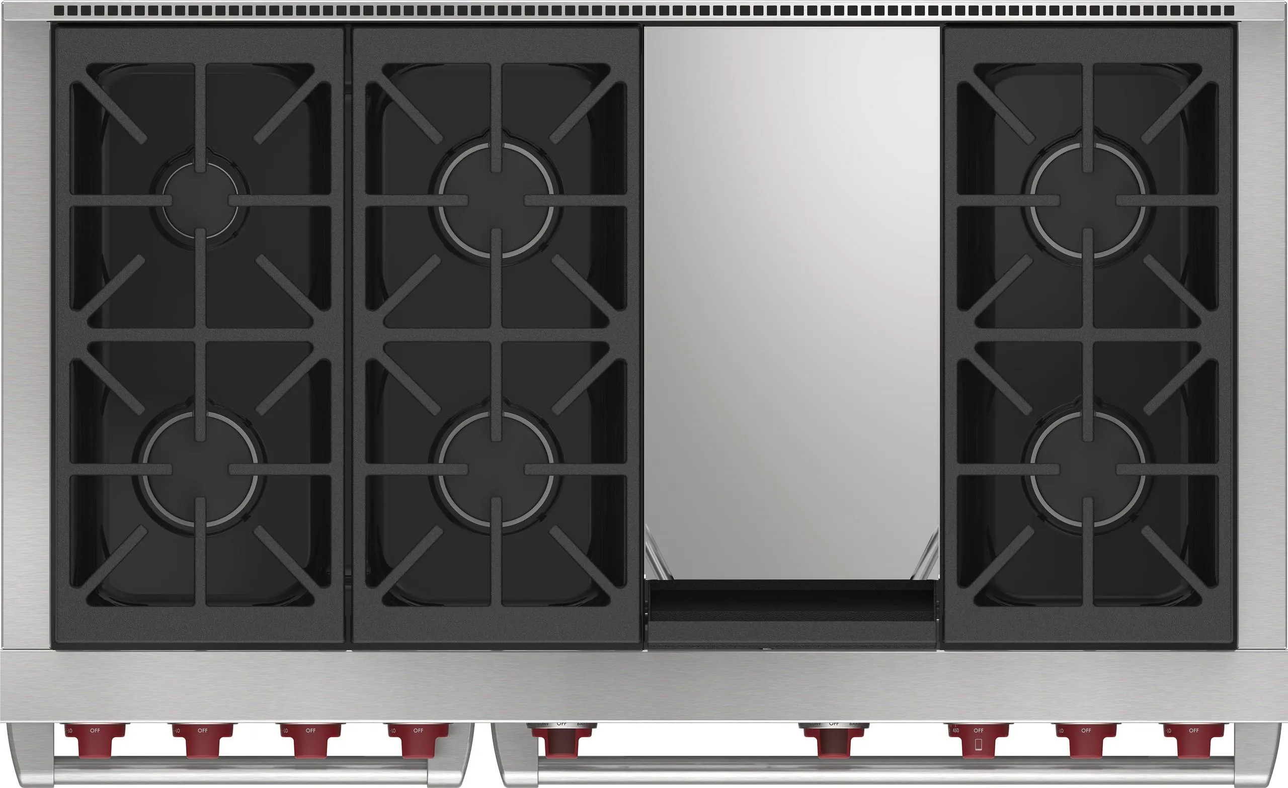 Wolf DF48650GWHPLP 48" Dual Fuel Range - 6 Burners And Infrared Griddle