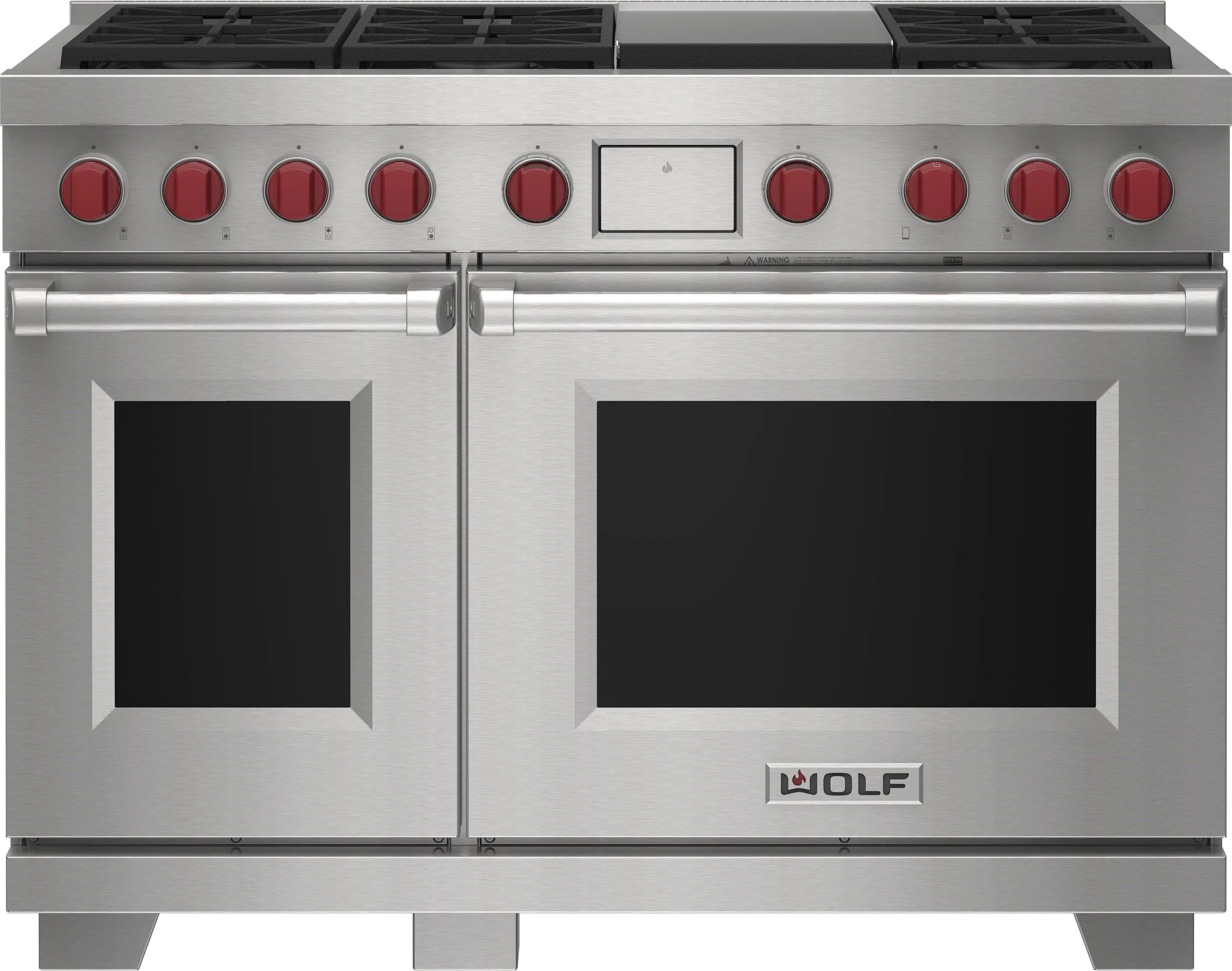 Wolf DF48650GWHPLP 48" Dual Fuel Range - 6 Burners And Infrared Griddle