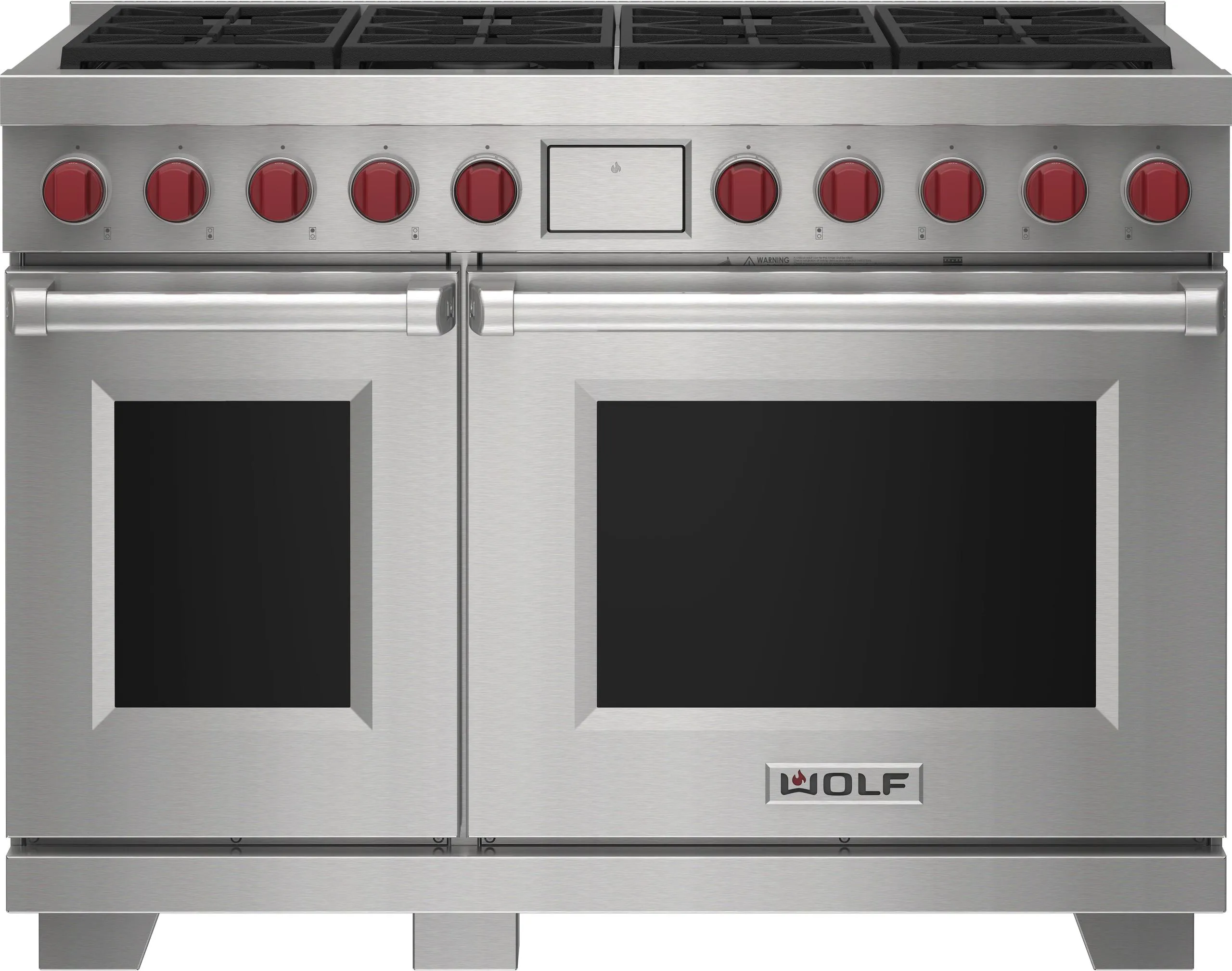 Wolf DF48850BKP 48" Dual Fuel Range - 8 Burners