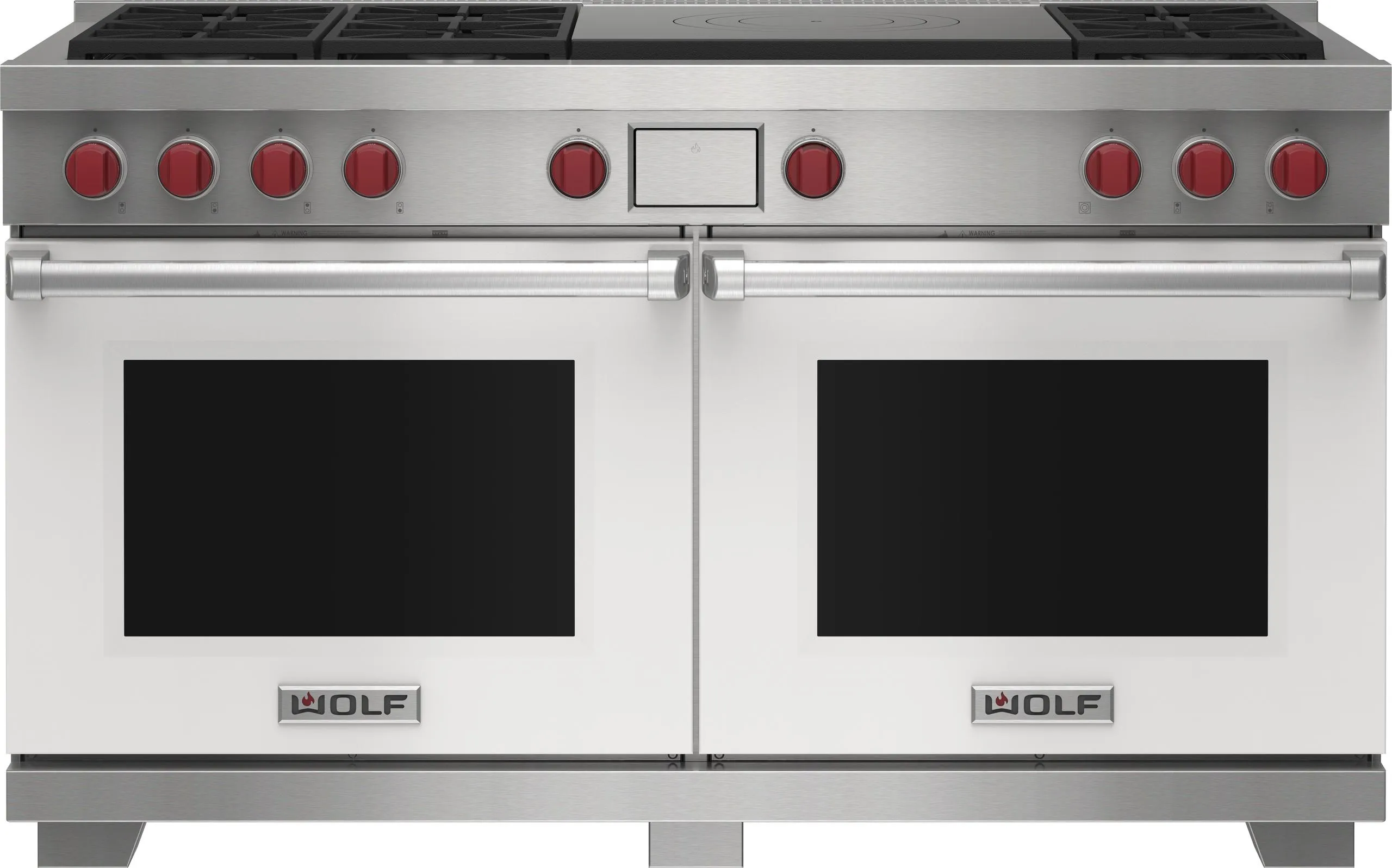 Wolf DF60650FBKP 60" Dual Fuel Range - 6 Burners And French Top