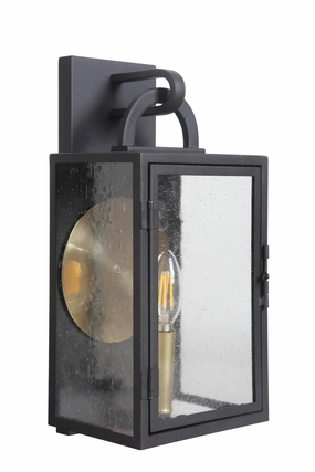 Wolford One Light Outdoor Wall Mount Textured BlackOutdoor wall sconces with motion sensor