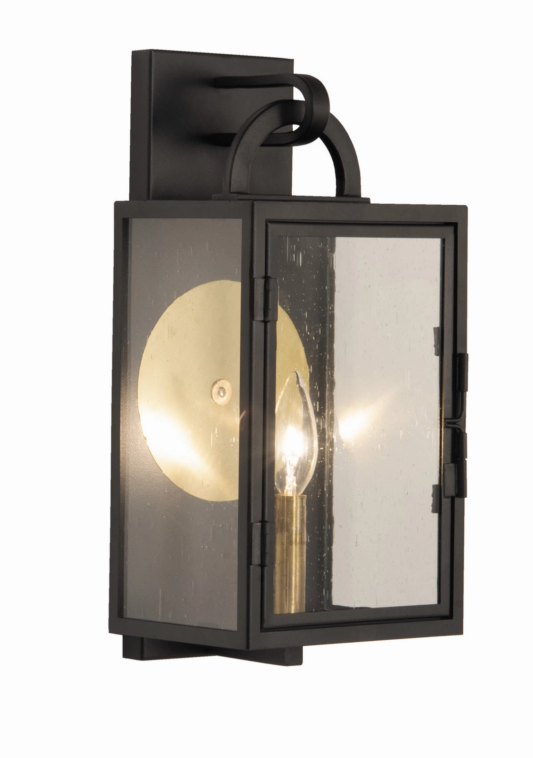 Wolford One Light Outdoor Wall Mount Textured Black