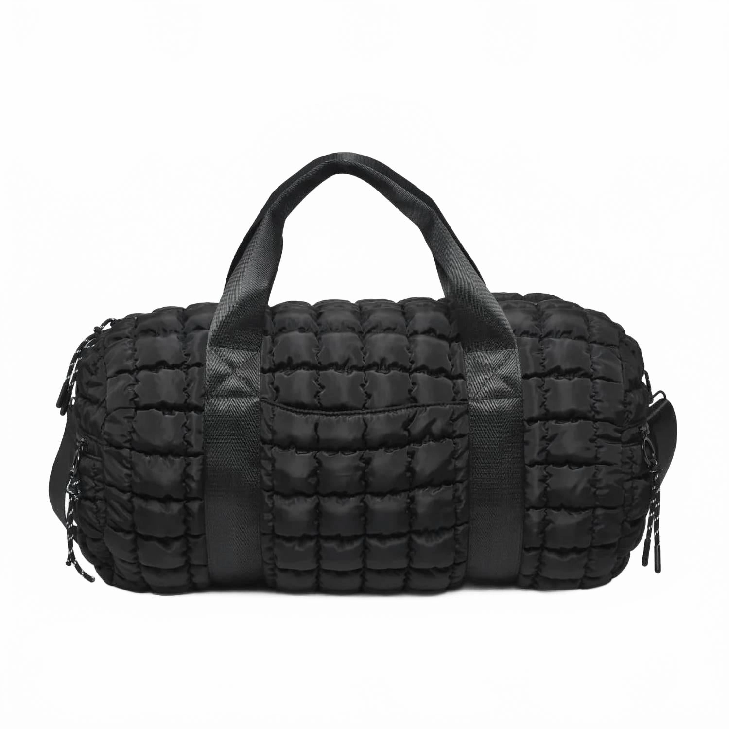 Exclusive Online Offer Women'S Quilted Puffer Duffel Bag In Black