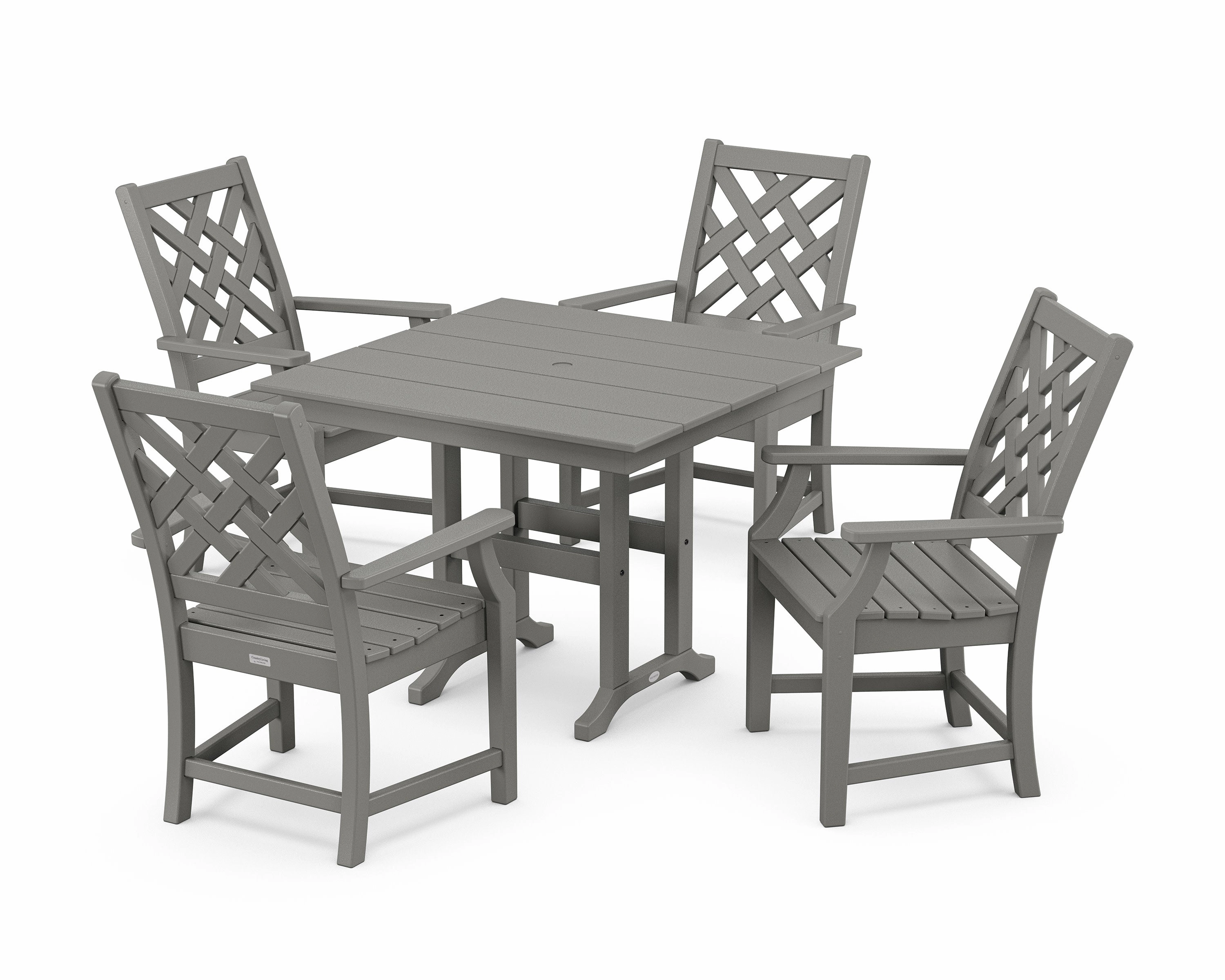 Wovendale 5-Piece Farmhouse Dining Setoutdoor patio furniture set