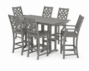 Wovendale 7-Piece Farmhouse Bar Setoutdoor patio furniture set
