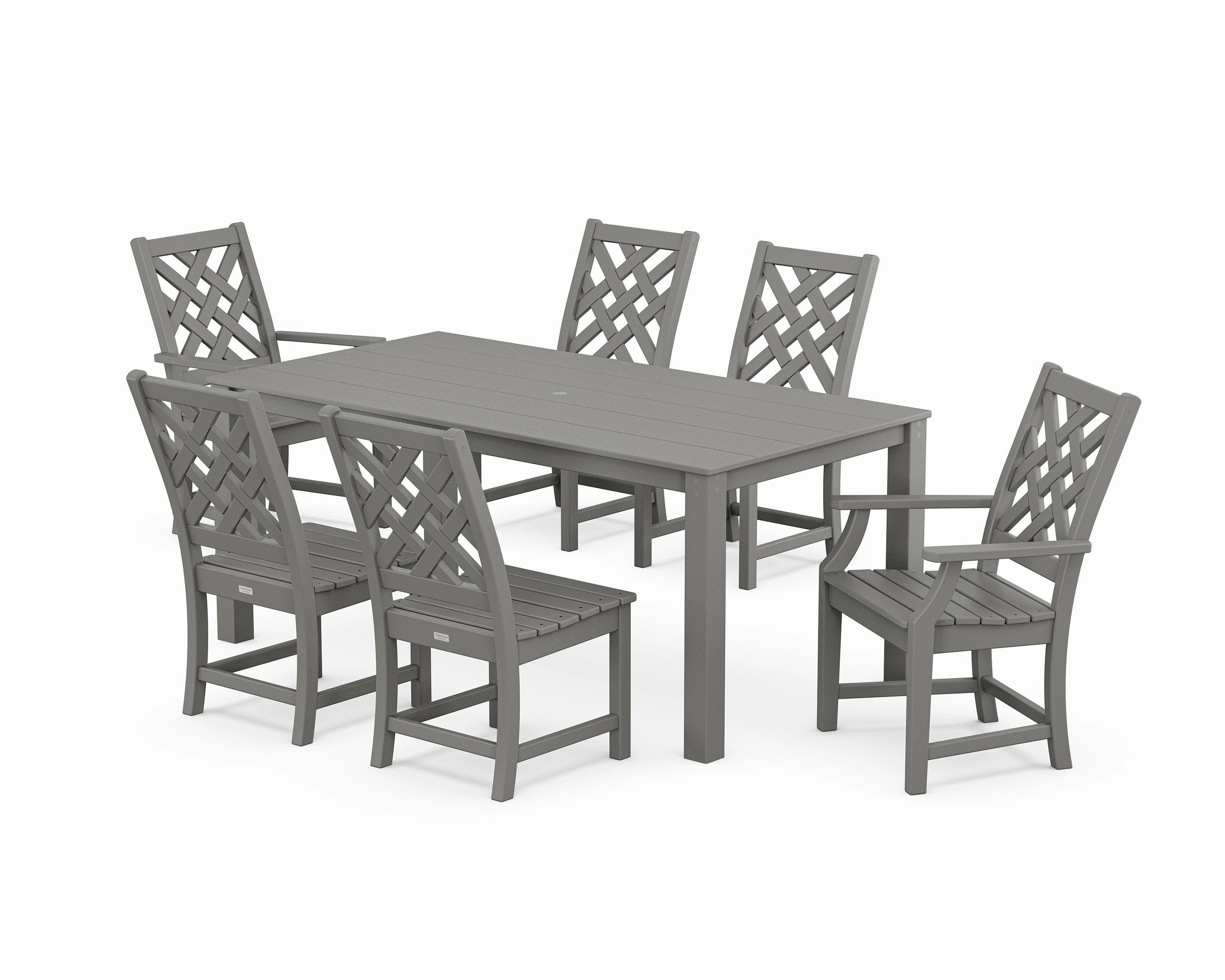 Wovendale 7-Piece Parsons Dining Setoutdoor patio furniture set