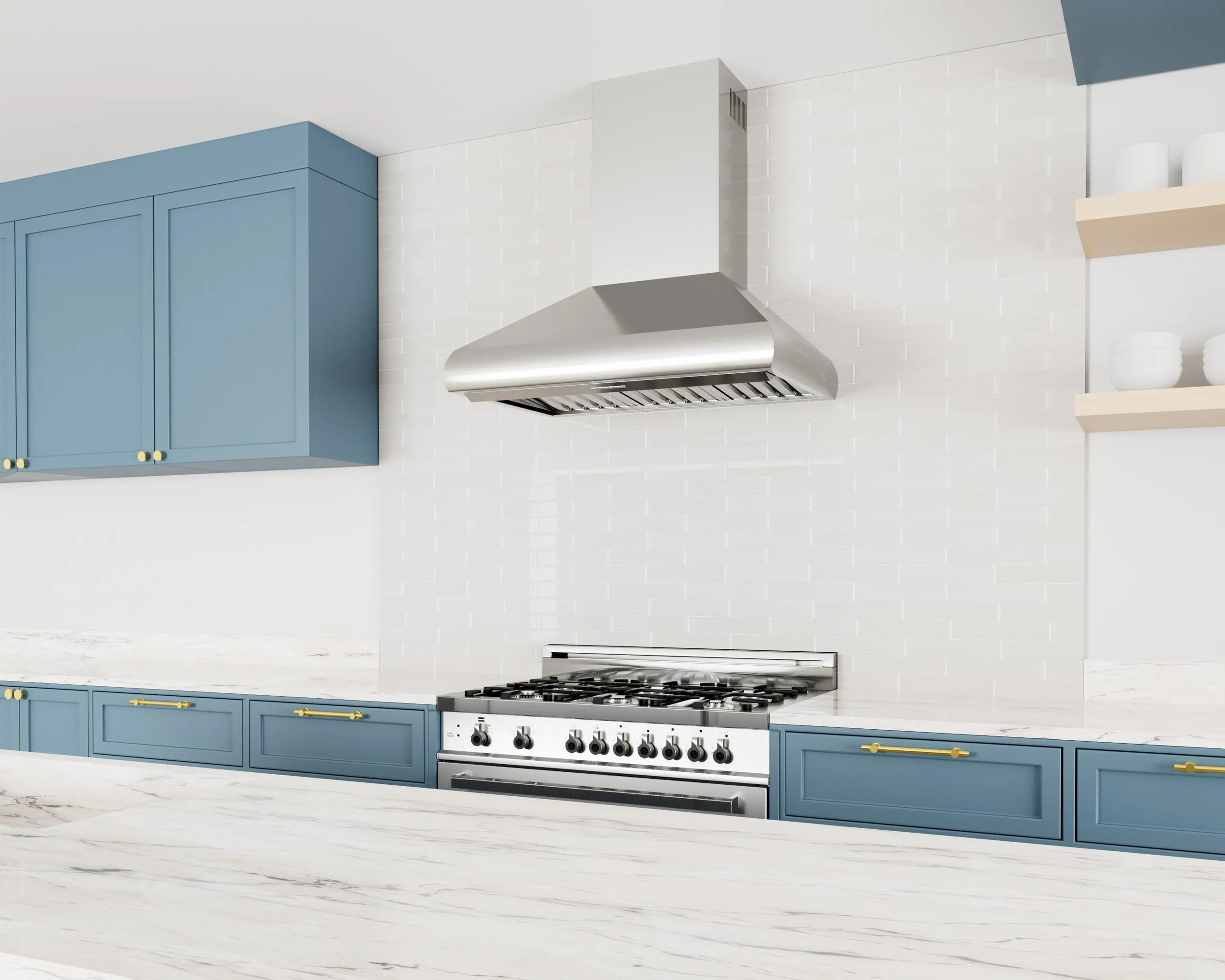 Xo Appliance XOVW36KSE 36In Pro Wall Chimney Hood Ss Rounded Lip 1000 Cfm