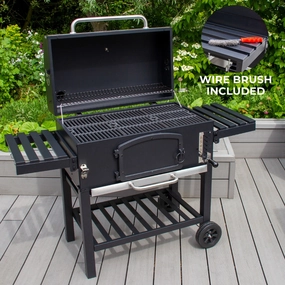 XXL BBQ Smoker luxury outdoor cooking system setup