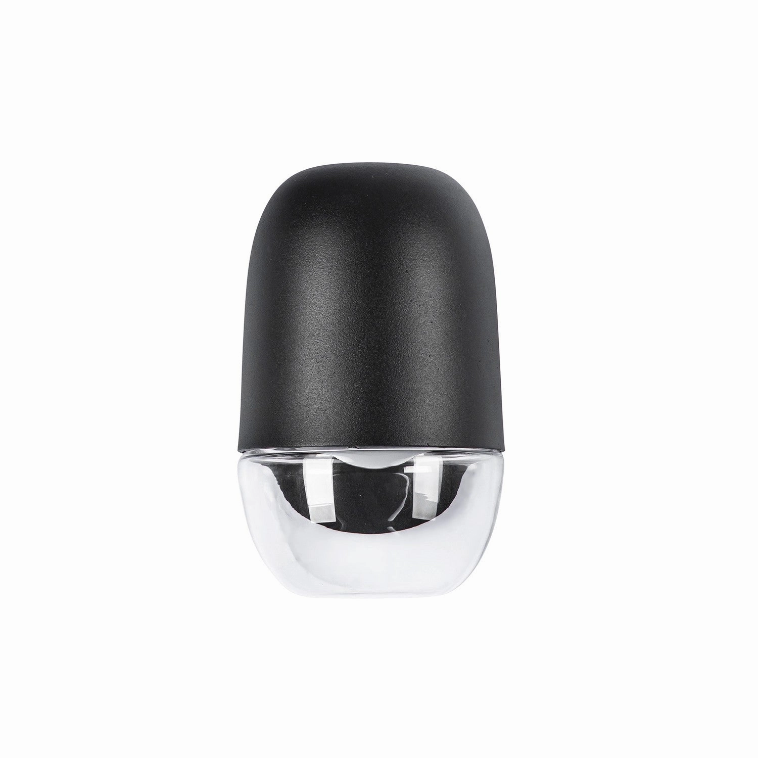 Yara LED Exterior Wall Mount Black/Clear Glass
