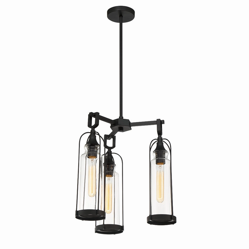 Yasmin 18" 3 Light Outdoor Chandelier