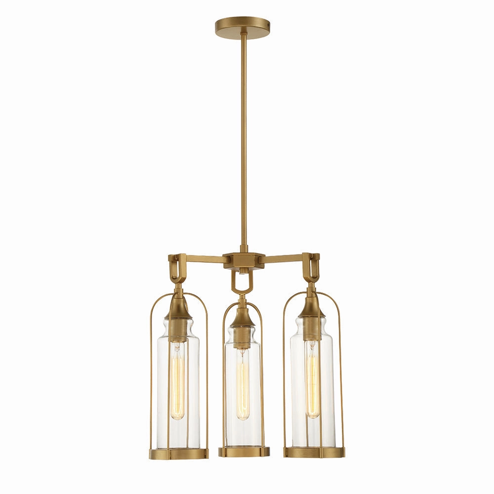 Yasmin 18" 3 Light Outdoor Chandelier
