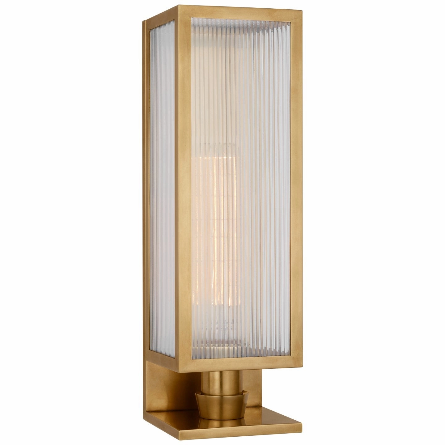 York LED Wall Sconce Soft BrassOutdoor wall sconces with motion sensor