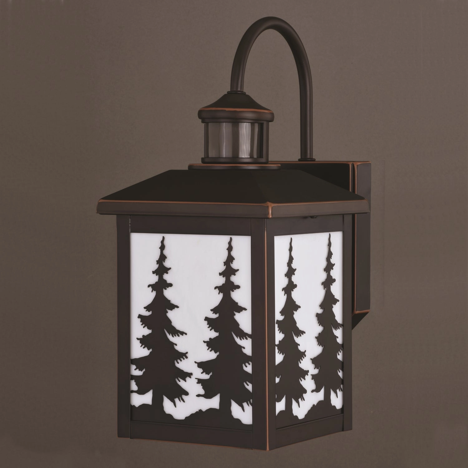 Yosemite One Light Outdoor Motion Sensor Wall Mount Burnished Bronze