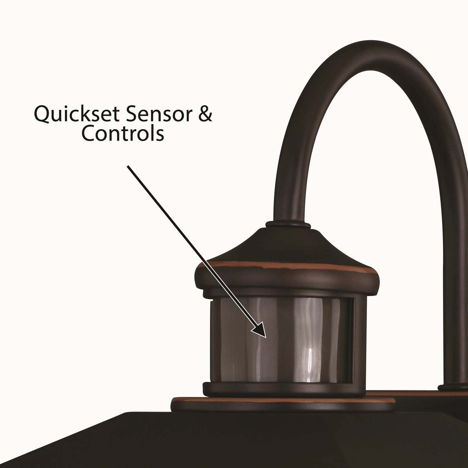 Yosemite One Light Outdoor Motion Sensor Wall Mount Burnished Bronze