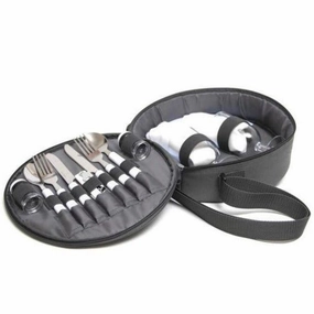 Yuppie Gift Baskets Grab-And-Go Picnic Bag(2 Person) | Grey Best Price Today Grab It Before Gone