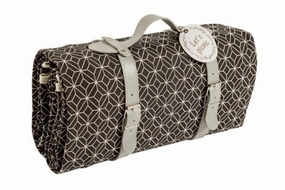 Yuppie Gift Baskets Picnic/Beach Rug Large | Black Geometric Exclusive Online Offer Save More Online