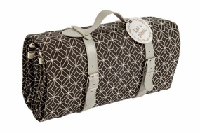 MustHave Steals Save Today Event Yuppie Gift Baskets Picnic/Beach Rug Medium | Black Geometric