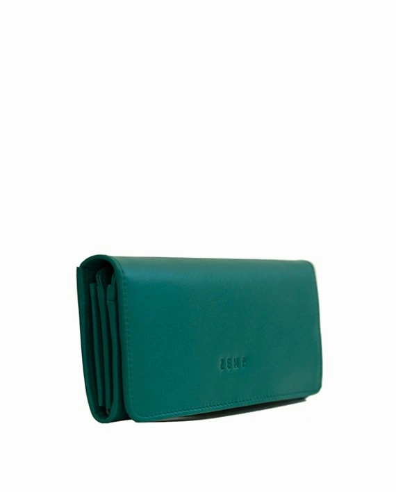 Zemp Claire 10 Cc Wallet-Purse | Ocean Blue Instant Savings Inside