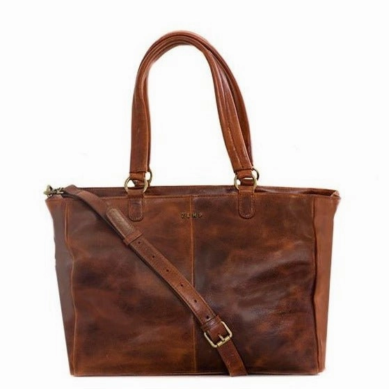 Hot Sale Frenzy Zemp Lilly Lux Tote | Chestnut