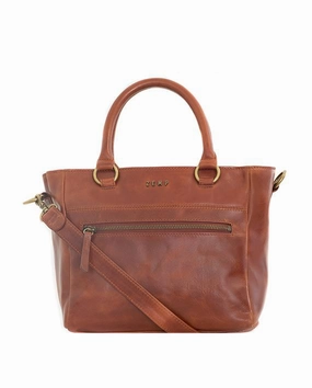 Hot Offer Inside Shop the Savings Zemp Paris Grab Handbag | Chestnut