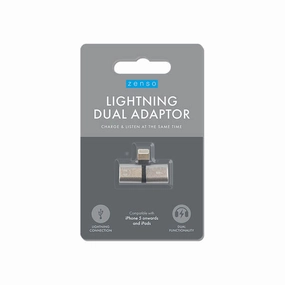Sale Ending Soon Zenso Lightning Dual Adaptor Charge/Audi