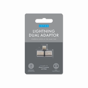 Sale Ending Soon Zenso Lightning Dual Adaptor Charge/Audi