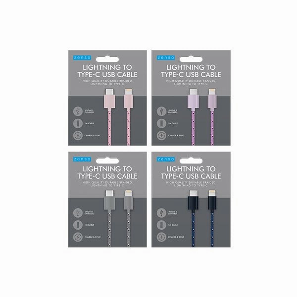 Zenso Lightning To Type C Usb Cable 1M Save Big Today