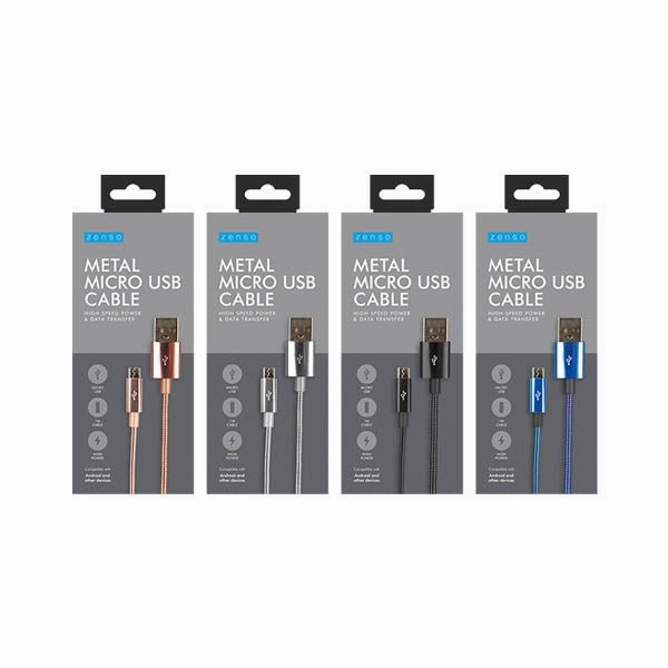 Zenso Metal Micro Usb Cable Android Special Offer Inside Big Sale Today