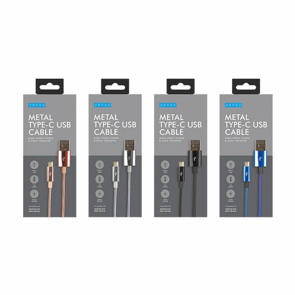 Dont Miss Big Savings Zenso Metal Type C Usb Cable Android