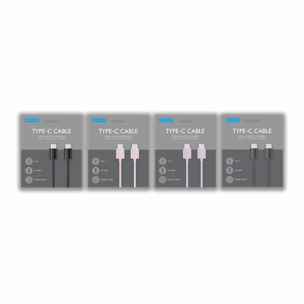 Zenso Type C To Type C Cable Coloured 1 Shop Smart Deals
