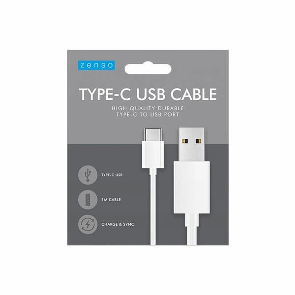 Shop Hot Deals Limited Stock Offer Zenso Type C Usb Cable 1 Metre