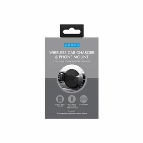 Zenso Wireless Car Charger & Phone Mount Mega Discount Event