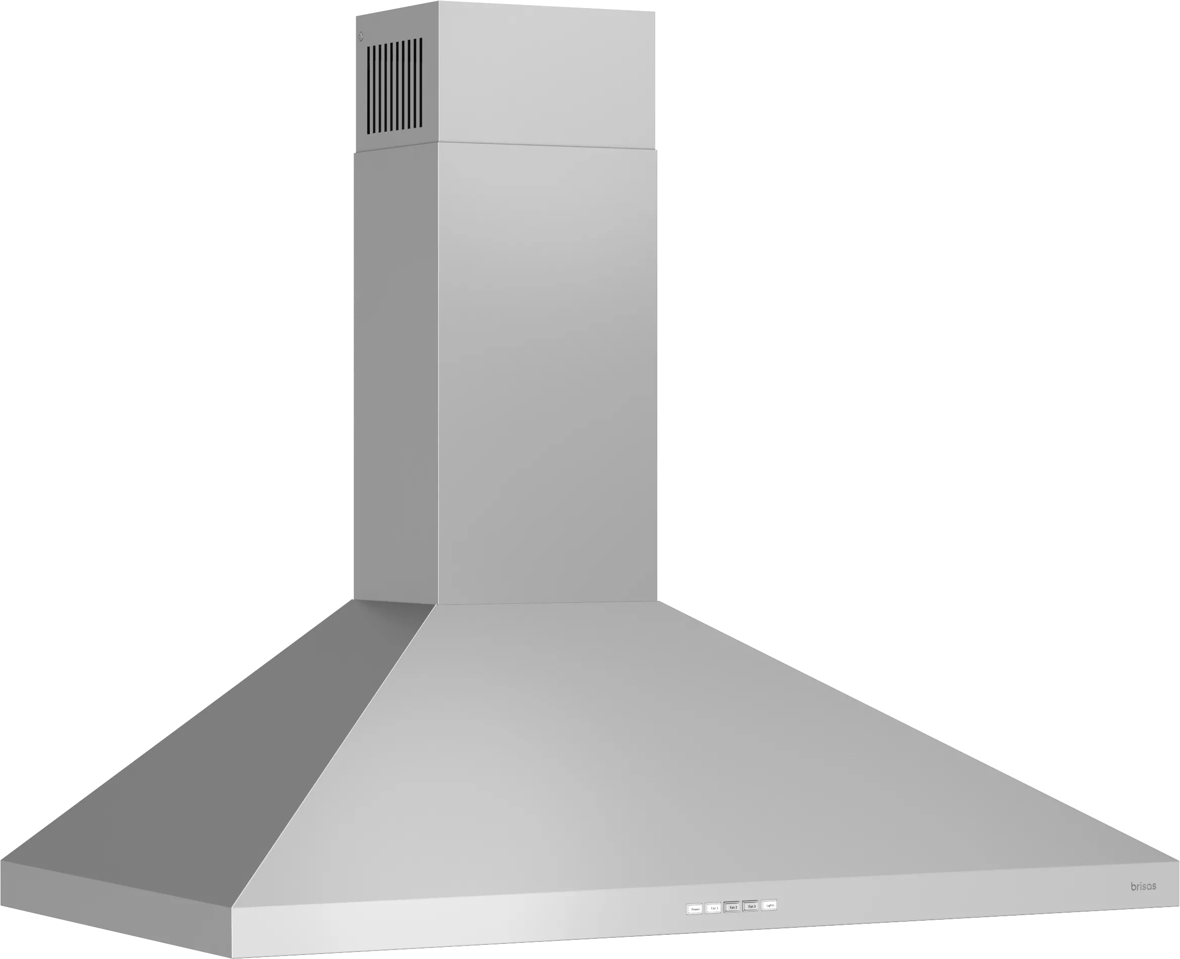Zephyr BVEE36CS Brisas Traditional Pyramid Wall, 36" Ss, Act, Led