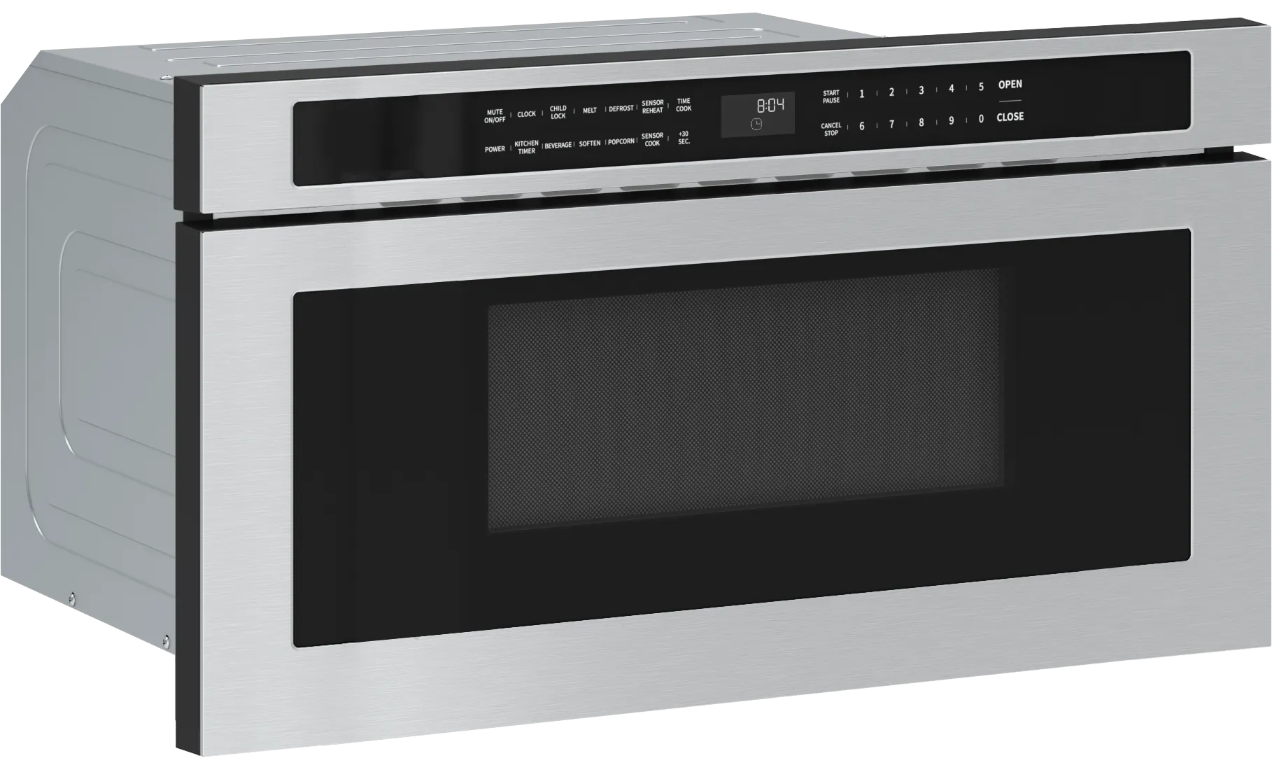 Zephyr MWD3001AS Microwave Drawer, 30In, Built-In, Ss, 1.2 Cu. Ft.